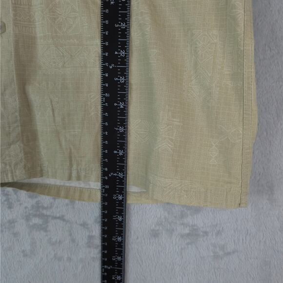 Saddlebred Shirt Mens Small Button Down Short Sleeve Cotton Floral Aztec Print - Picture 9 of 9